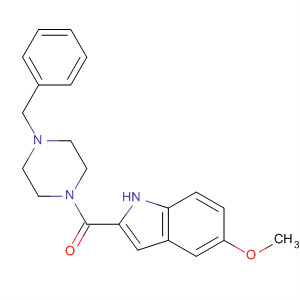 389626-52-2  Piperazine, 1-[(5-methoxy-1H-indol-2-yl)carbonyl]-4-(phenylmethyl)-