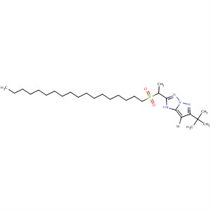 389632-01-3  1H-Pyrazolo[1,5-b][1,2,4]triazole,7-bromo-6-(1,1-dimethylethyl)-2-[1-(octadecylsulfonyl)ethyl]-