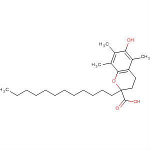 389633-94-7  2H-1-Benzopyran-2-carboxylic acid,2-dodecyl-3,4-dihydro-6-hydroxy-5,7,8-trimethyl-