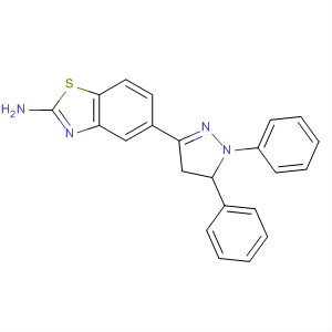 389636-07-1  2-Benzothiazolamine, 5-(4,5-dihydro-1,5-diphenyl-1H-pyrazol-3-yl)-