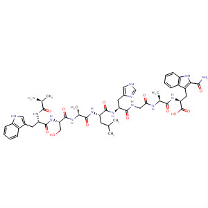 389795-96-4  L-Tryptophanamide,L-alanyl-L-tryptophyl-L-seryl-L-alanyl-L-leucyl-L-histidylglycyl-L-alanyl-