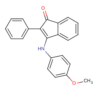 389798-94-1  1H-Inden-1-one, 3-[(4-methoxyphenyl)amino]-2-phenyl-
