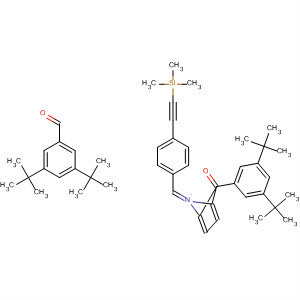 389799-87-5  Methanone,[[[4-[(trimethylsilyl)ethynyl]phenyl]methylene]di-1H-pyrrole-5,2-diyl]bis[[3,5-bis(1,1-dimethylethyl)phenyl]-