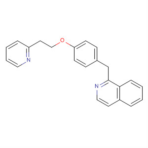 389805-52-1  Isoquinoline, 1-[[4-[2-(2-pyridinyl)ethoxy]phenyl]methyl]-