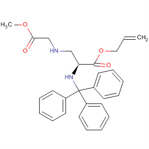 389805-99-6  L-Alanine, 3-[(2-methoxy-2-oxoethyl)amino]-N-(triphenylmethyl)-,2-propenyl ester