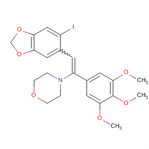 389806-41-1  Morpholine,4-[2-(6-iodo-1,3-benzodioxol-5-yl)-1-(3,4,5-trimethoxyphenyl)ethenyl]-