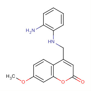 389826-89-5  2H-1-Benzopyran-2-one, 4-[[(2-aminophenyl)amino]methyl]-7-methoxy-