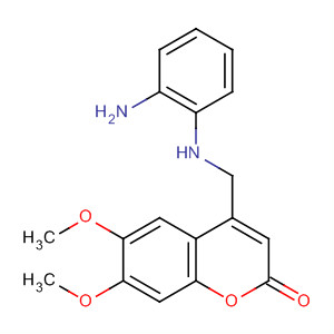 389826-95-3  2H-1-Benzopyran-2-one,4-[[(2-aminophenyl)amino]methyl]-6,7-dimethoxy-