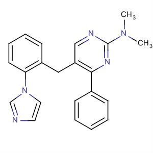 389827-40-1  2-Pyrimidinamine,5-(1H-imidazol-1-ylphenylmethyl)-N,N-dimethyl-4-phenyl-
