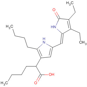 389832-78-4  1H-Pyrrole-3-hexanoic acid,2-butyl-5-[(Z)-(3,4-diethyl-1,5-dihydro-5-oxo-2H-pyrrol-2-ylidene)methyl]-