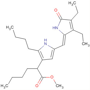 389832-82-0  1H-Pyrrole-3-hexanoic acid,2-butyl-5-[(Z)-(3,4-diethyl-1,5-dihydro-5-oxo-2H-pyrrol-2-ylidene)methyl]-, methyl ester