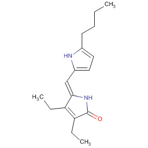 389832-90-0  2H-Pyrrol-2-one,5-[(5-butyl-1H-pyrrol-2-yl)methylene]-3,4-diethyl-1,5-dihydro-, (5Z)-