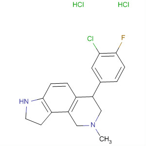 389844-72-8  1H-Pyrrolo[2,3-h]isoquinoline,4-(3-chloro-4-fluorophenyl)-2,3,4,7,8,9-hexahydro-2-methyl-,dihydrochloride