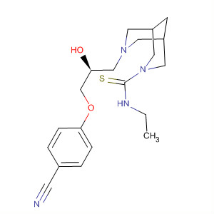 389885-99-8  3,7-Diazabicyclo[3.3.1]nonane-3-carbothioamide,7-[(2S)-3-(4-cyanophenoxy)-2-hydroxypropyl]-N-ethyl-