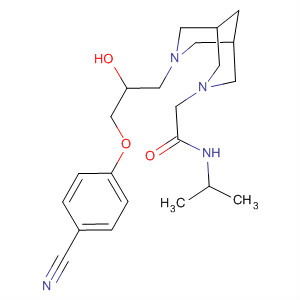 389886-40-2  3,7-Diazabicyclo[3.3.1]nonane-3-acetamide,7-[3-(4-cyanophenoxy)-2-hydroxypropyl]-N-(1-methylethyl)-