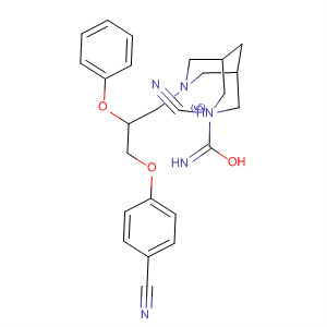 389886-42-4  3,7-Diazabicyclo[3.3.1]nonane-3-carboximidic acid,N-cyano-7-[3-(4-cyanophenoxy)-2-hydroxypropyl]-, phenyl ester