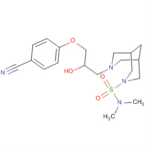 389886-52-6  3,7-Diazabicyclo[3.3.1]nonane-3-sulfonamide,7-[3-(4-cyanophenoxy)-2-hydroxypropyl]-N,N-dimethyl-
