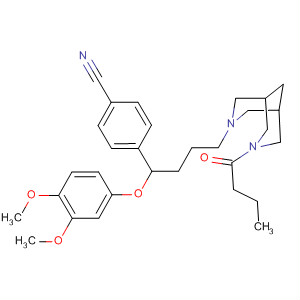 389886-74-2  3,7-Diazabicyclo[3.3.1]nonane,3-[4-(4-cyanophenyl)-4-(3,4-dimethoxyphenoxy)butyl]-7-(1-oxobutyl)-