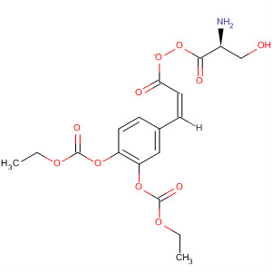 390005-35-3  L-Serine, (2E)-3-[3,4-bis[(ethoxycarbonyl)oxy]phenyl]-2-propenoate(ester)