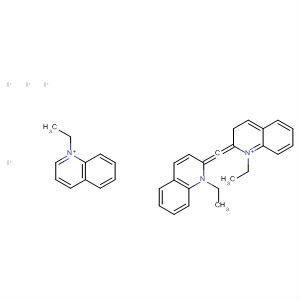 39013-20-2  Quinolinium, 2,2'-[(1-ethyl-2(1H)-quinolinylidene)methylene]bis[1-ethyl-,diiodide