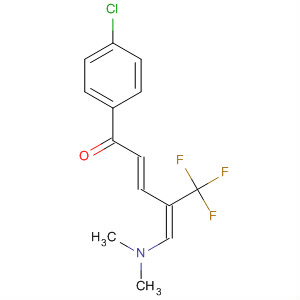 390357-91-2  2,4-Pentadien-1-one,1-(4-chlorophenyl)-5-(dimethylamino)-4-(trifluoromethyl)-, (2E,4E)-