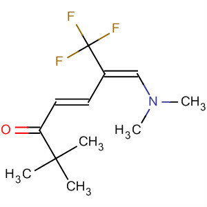 390357-94-5  4,6-Heptadien-3-one,7-(dimethylamino)-2,2-dimethyl-6-(trifluoromethyl)-, (4E,6E)-