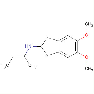 390361-09-8  1H-Inden-2-amine, 2,3-dihydro-5,6-dimethoxy-N-(1-methylpropyl)-