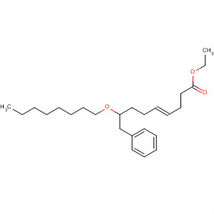 390361-90-7  4-Nonenoic acid, 8-(octyloxy)-9-phenyl-, ethyl ester, (4E)- 390361-90-7  4-Nonenoic acid, 8-(octyloxy)-9-phenyl-, ethyl ester, (4E)-