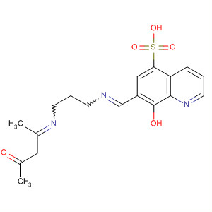 390367-39-2  5-Quinolinesulfonic acid,8-hydroxy-7-[[[3-[(1-methyl-3-oxobutylidene)amino]propyl]imino]methyl]-