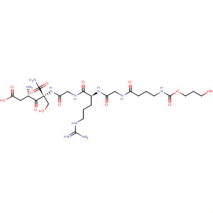 390369-04-7  L-Serinamide,N-[4-[[(3-hydroxypropoxy)carbonyl]amino]-1-oxobutyl]glycyl-L-arginylglycyl-L-a-aspartyl-
