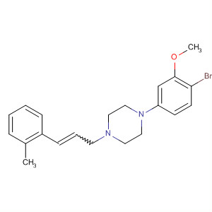 390381-39-2  Piperazine,1-(4-bromo-3-methoxyphenyl)-4-[3-(2-methylphenyl)-2-propenyl]-