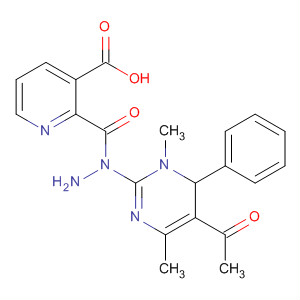 390388-63-3  3-Pyridinecarboxylic acid,2-(5-acetyl-1,6-dihydro-1,4-dimethyl-6-phenyl-2-pyrimidinyl)hydrazide