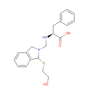 390401-32-8  Phenylalanine,N-[[1,3-dihydro-1-[(2-hydroxyethyl)thio]-2H-isoindol-2-yl]methyl]-