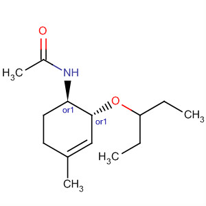 390409-30-0  Acetamide, N-[(1R,2R)-2-(1-ethylpropoxy)-4-methyl-3-cyclohexen-1-yl]-,rel-