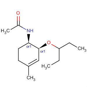 390409-40-2  Acetamide, N-[(1R,2S)-2-(1-ethylpropoxy)-4-methyl-3-cyclohexen-1-yl]-,rel-
