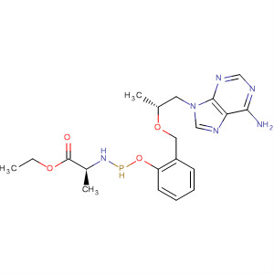 390409-50-4  L-Alanine,N-[(R)-[[(1R)-2-(6-amino-9H-purin-9-yl)-1-methylethoxy]methyl]phenoxyphosphinyl]-, ethyl ester
