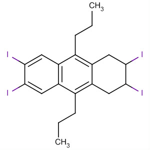 390409-99-1  Anthracene, 1,2,3,4-tetrahydro-2,3,6,7-tetraiodo-9,10-dipropyl-