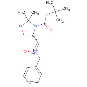 390423-19-5  3-Oxazolidinecarboxylic acid,2,2-dimethyl-4-[[oxido(phenylmethyl)imino]methyl]-, 1,1-dimethylethylester