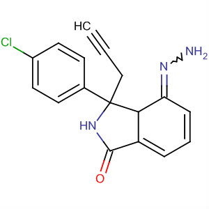 36033-99-5  1H-Isoindol-1-one, 3-(4-chlorophenyl)-2,3-dihydro-3-(2-propynyl)-,hydrazone