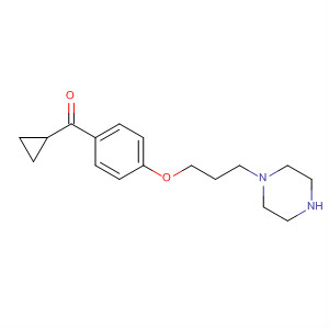 360553-47-5  Methanone, cyclopropyl[4-[3-(1-piperazinyl)propoxy]phenyl]-
