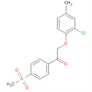 361381-58-0  Ethanone, 2-(2-chloro-4-methylphenoxy)-1-[4-(methylsulfonyl)phenyl]-