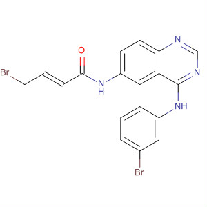 361392-72-5  2-Butenamide, 4-bromo-N-[4-[(3-bromophenyl)amino]-6-quinazolinyl]-,(2E)-