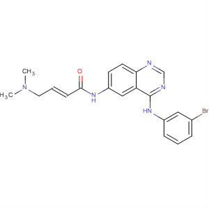 361392-73-6  2-βουτεναμίδιο,N-[4-[(3-βρωμοφαινυλ)αμινο]-6-κιναζολινυλο]-4-(διμεθυλαμινο)-, (2E)-·