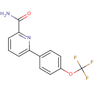 361436-80-8  2-Pyridinecarboxamide, 6-[4-(trifluoromethoxy)phenyl]-