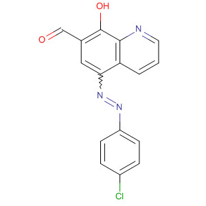 361440-84-8  7-Quinolinecarboxaldehyde, 5-[(4-chlorophenyl)azo]-8-hydroxy-