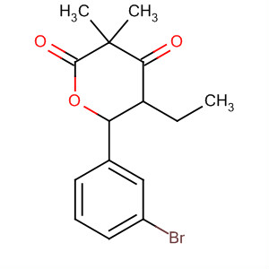 361467-94-9  2H-Pyran-2,4(3H)-dione,6-(3-bromophenyl)-5-ethyldihydro-3,3-dimethyl-