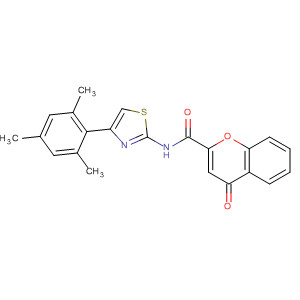 361478-45-7  4H-1-Benzopyran-2-carboxamide,4-oxo-N-[4-(2,4,6-trimethylphenyl)-2-thiazolyl]-