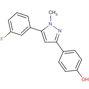362016-88-4  Phenol, 4-[5-(3-fluorophenyl)-1-methyl-1H-pyrazol-3-yl]-