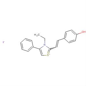 36232-81-2  Thiazolium, 3-ethyl-2-[2-(4-hydroxyphenyl)ethenyl]-4-phenyl-, iodide