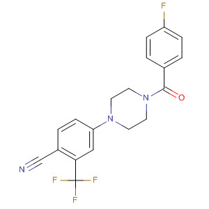 362471-17-8  Piperazine, 1-[4-cyano-3-(trifluoromethyl)phenyl]-4-(4-fluorobenzoyl)-